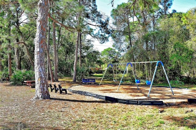 view of communal playground