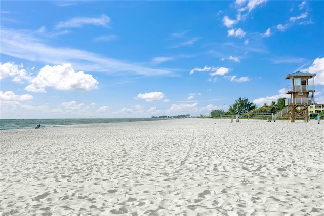 526 56th St, Holmes Beach, FL 34217 - exterior space featuring a beach view and a water view