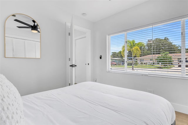 1921 Fern Ave, Sarasota, FL 34235 - bedroom featuring wood finished floors and baseboards