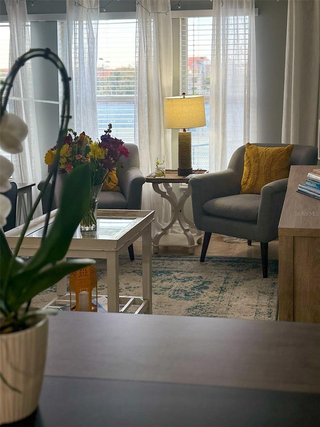 view of sitting room