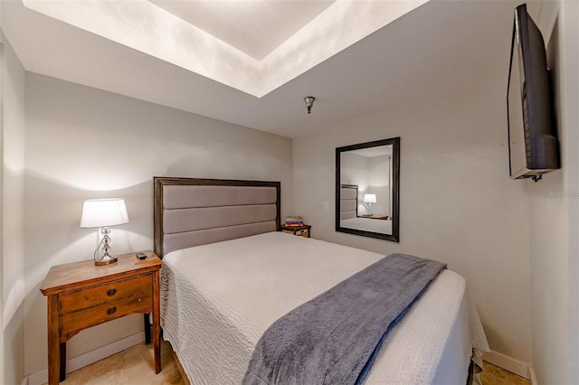 bedroom with baseboards