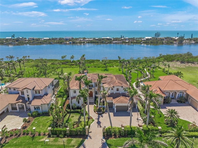 5830 Jamila River Dr, Venice, FL 34293 - aerial view featuring a water view