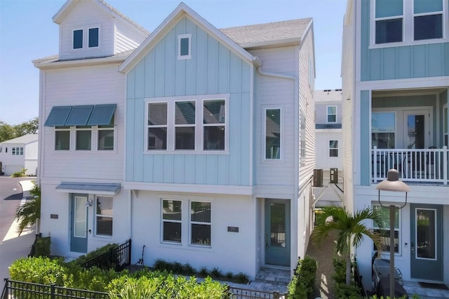view of front of property with board and batten siding