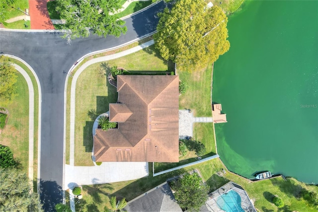 5810 Lake Victoria Dr, Lakeland, FL 33813 - aerial view with a water view