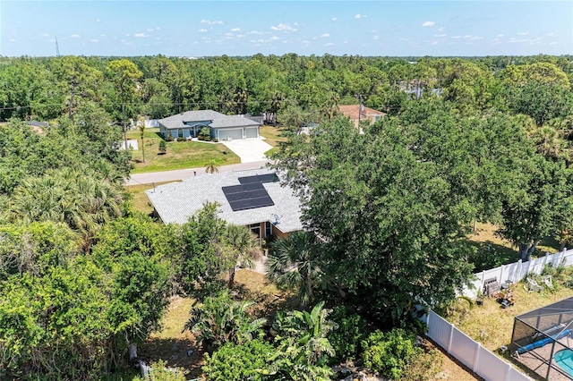 1631 Madison Ave, North Port, FL 34286 - bird's eye view featuring a view of trees