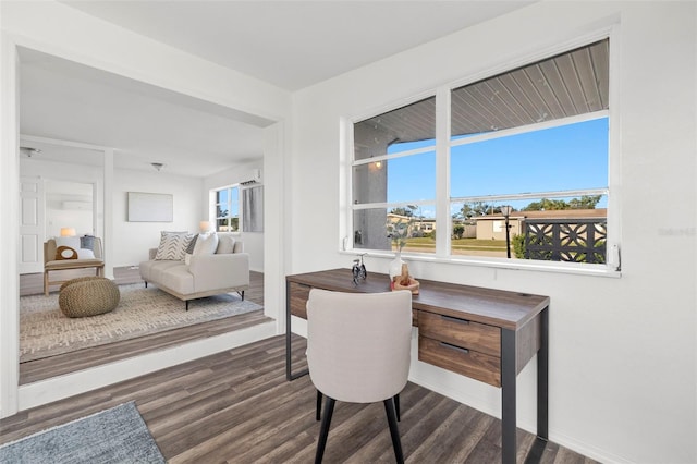 221 Duxbury Ave, Port Charlotte, FL 33952 - interior space with baseboards and wood finished floors