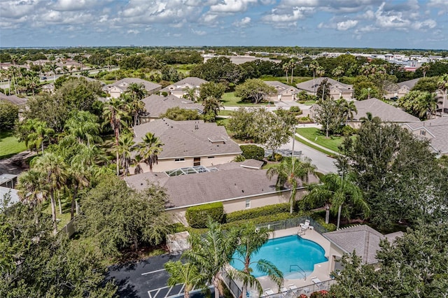 3312 92nd Ave E, Parrish, FL 34219 - aerial view of residential area featuring a pool