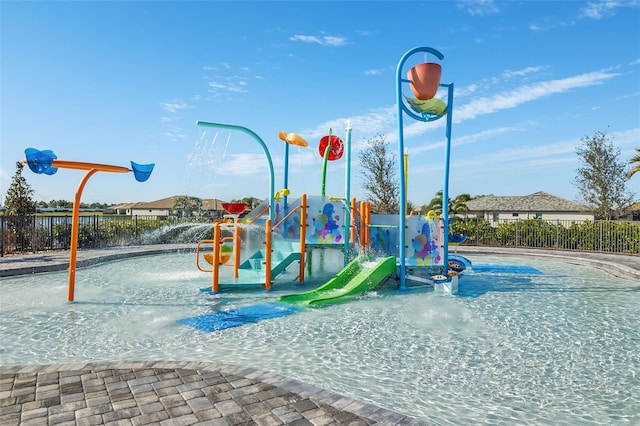 community playground featuring fence