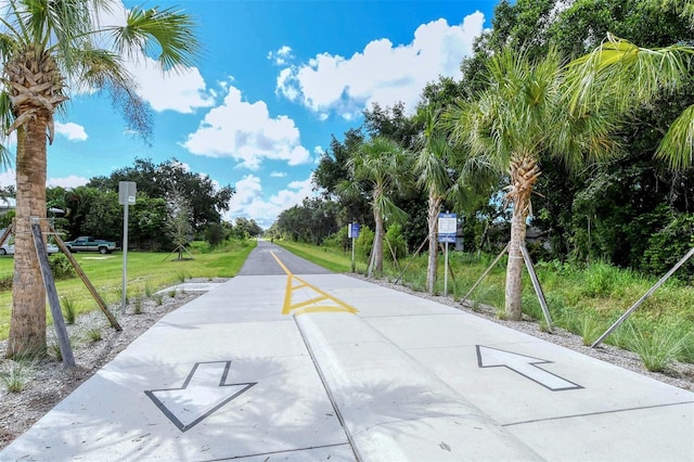 view of road