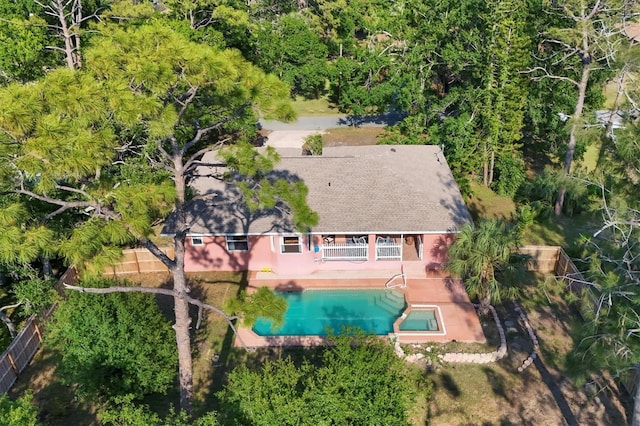 drone / aerial view