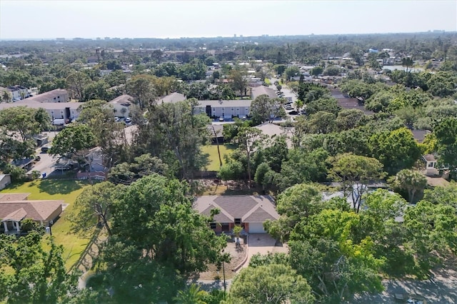 drone / aerial view featuring a residential view
