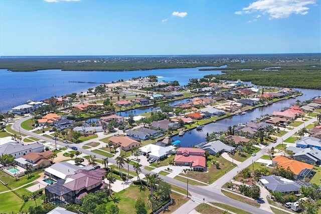 4405 Harbor Blvd, Port Charlotte, FL 33952 - aerial perspective of suburban area featuring a nearby body of water