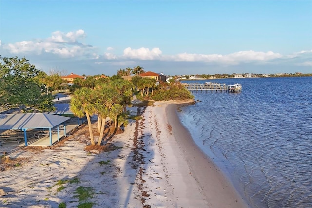 4405 Harbor Blvd, Port Charlotte, FL 33952 - water view featuring a dock