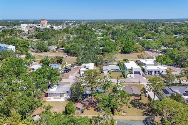 aerial view featuring a residential view