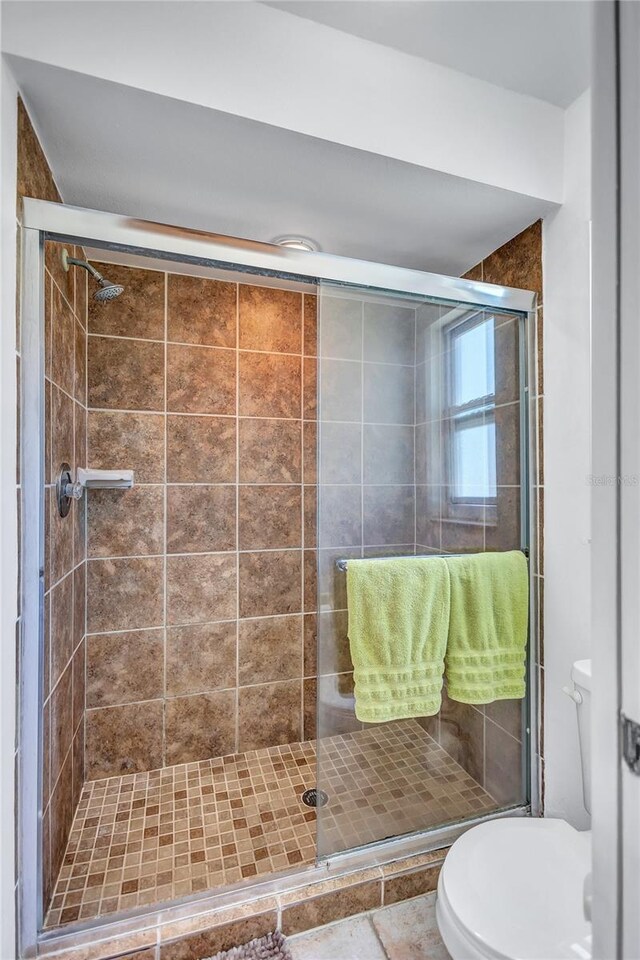 3978 Lemonwood Dr, Sarasota, FL 34232 - bathroom with toilet and a stall shower