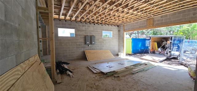 1423 S Shade Ave, Sarasota, FL 34239 - view of patio with electric panel, a storage unit, and an outdoor structure