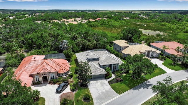 3738 Eagle Hammock Dr, Sarasota, FL 34240 - aerial view with a forest view and a residential view