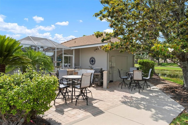 view of patio / terrace featuring outdoor dining space