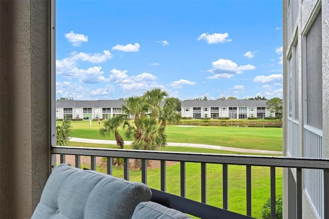 9630 Club S Cir Unit 6201, Sarasota, FL 34238 - balcony with golf course view and a residential view