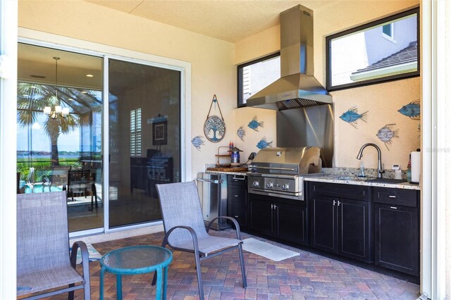 5502 Tidewater Preserve Blvd, Bradenton, FL 34208 - view of patio with a sink