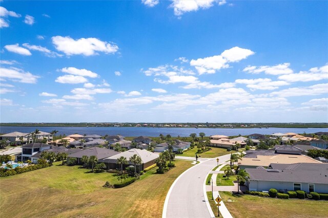 5502 Tidewater Preserve Blvd, Bradenton, FL 34208 - aerial view of residential area featuring a nearby body of water