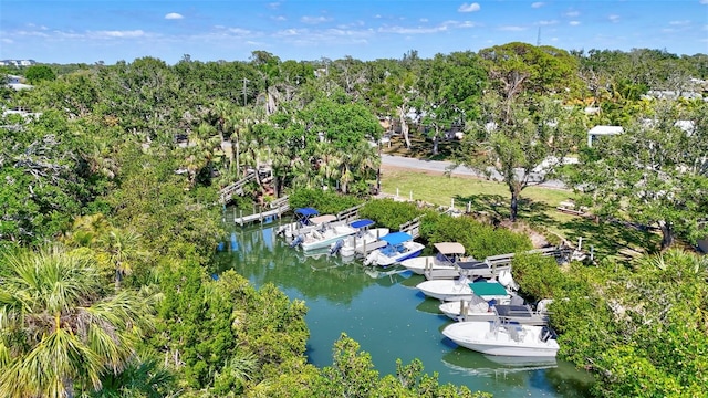 519 Bayview Ave, Osprey, FL 34229 - view of property location featuring a nearby body of water and a tree filled landscape