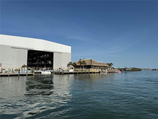 519 Bayview Ave, Osprey, FL 34229 - water view with a boat dock