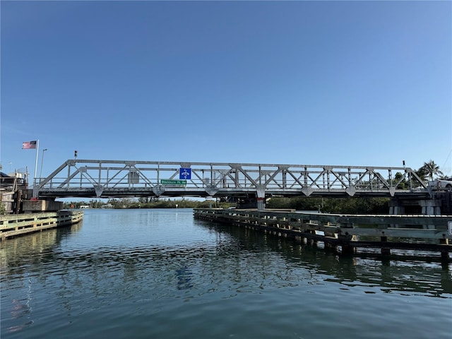 519 Bayview Ave, Osprey, FL 34229 - dock area featuring a water view