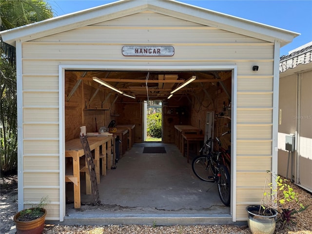 519 Bayview Ave, Osprey, FL 34229 - view of detached garage