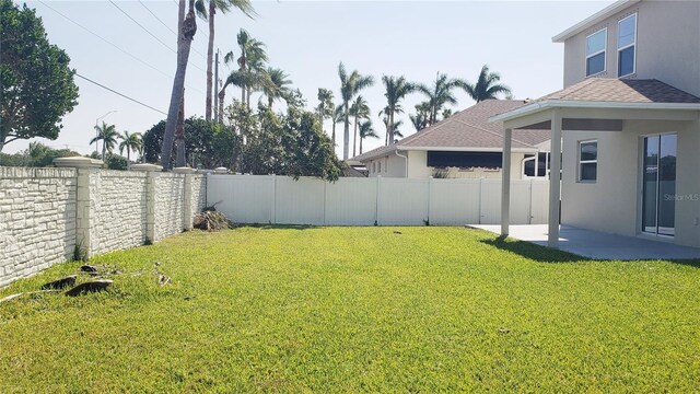 215 63rd Dr E, Bradenton, FL 34203 - view of yard with a patio and a fenced backyard
