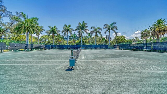 5920 Midnight Pass Rd Unit 406, Sarasota, FL 34242 - view of tennis court with community basketball court