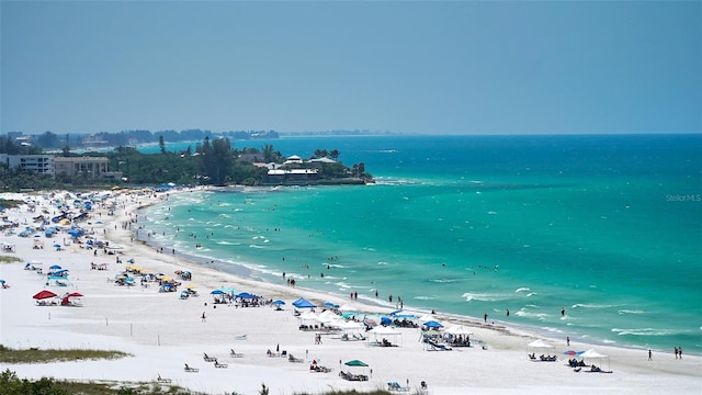 5920 Midnight Pass Rd Unit 406, Sarasota, FL 34242 - water view featuring nearby beach