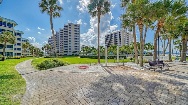 5920 Midnight Pass Rd Unit 406, Sarasota, FL 34242 - view of community with a lawn