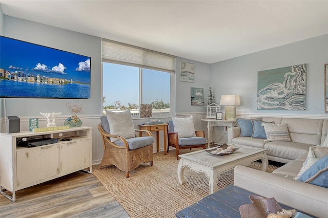 5920 Midnight Pass Rd Unit 406, Sarasota, FL 34242 - living area with light wood finished floors