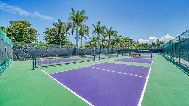5920 Midnight Pass Rd Unit 406, Sarasota, FL 34242 - view of tennis court featuring community basketball court