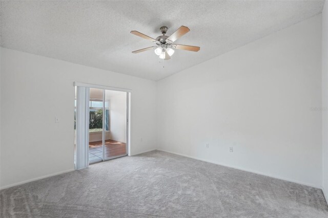 5382 Royal Palm Ave Unit 5382, Sarasota, FL 34234 - carpeted spare room featuring a ceiling fan, baseboards, and a textured ceiling