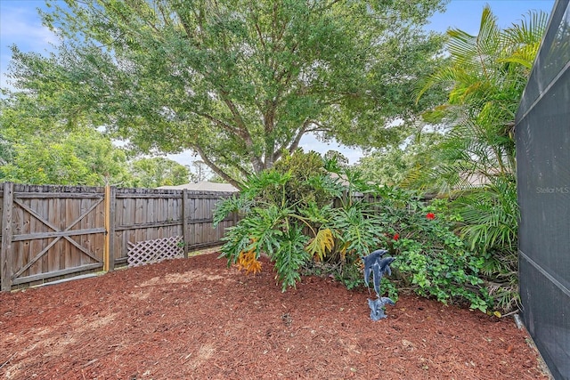 4053 Lancaster Dr, Sarasota, FL 34241 - view of yard with a fenced backyard