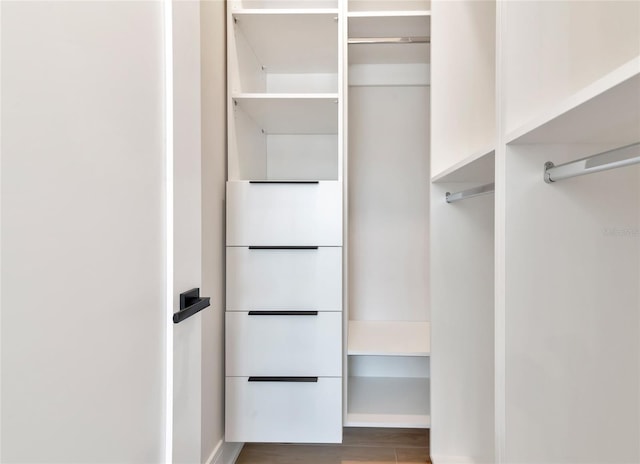 view of closet