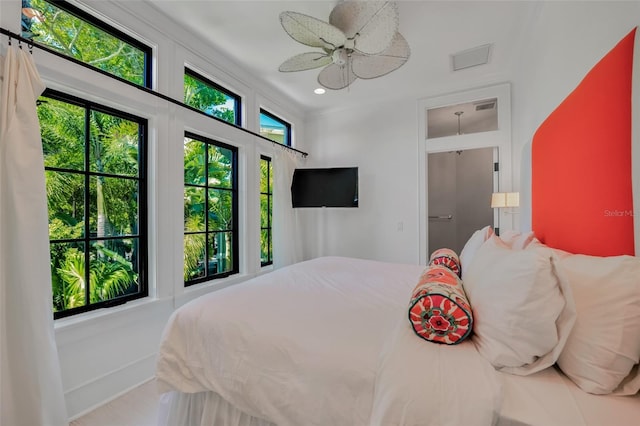 103 Park Ave, Anna Maria, FL 34216 - bedroom featuring visible vents and recessed lighting