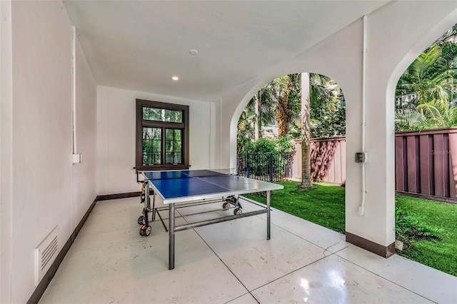 103 Park Ave, Anna Maria, FL 34216 - view of patio / terrace with fence and visible vents