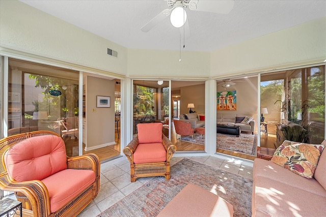 1612 Starling Dr Unit 101, Sarasota, FL 34231 - sunroom / solarium featuring visible vents