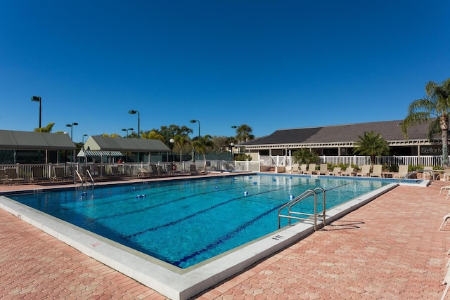 1612 Starling Dr Unit 101, Sarasota, FL 34231 - pool with a patio area and fence