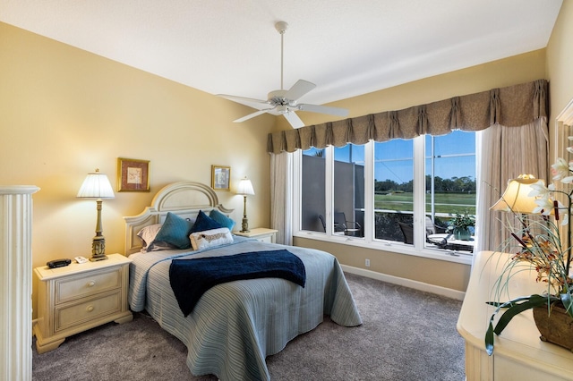 8715 52nd Ave E, Bradenton, FL 34211 - carpeted bedroom featuring ceiling fan