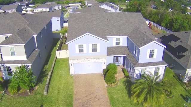 1142 Blarney St, Minneola, FL 34715 - bird's eye view with a residential view