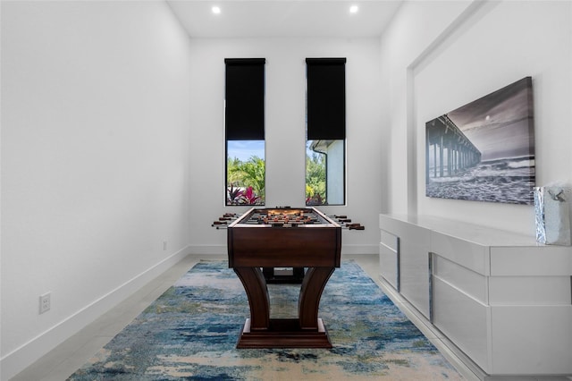 3724 SW 3rd St, Cape Coral, FL 33991 - playroom with baseboards and recessed lighting