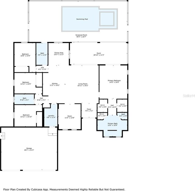 3724 SW 3rd St, Cape Coral, FL 33991 - view of layout