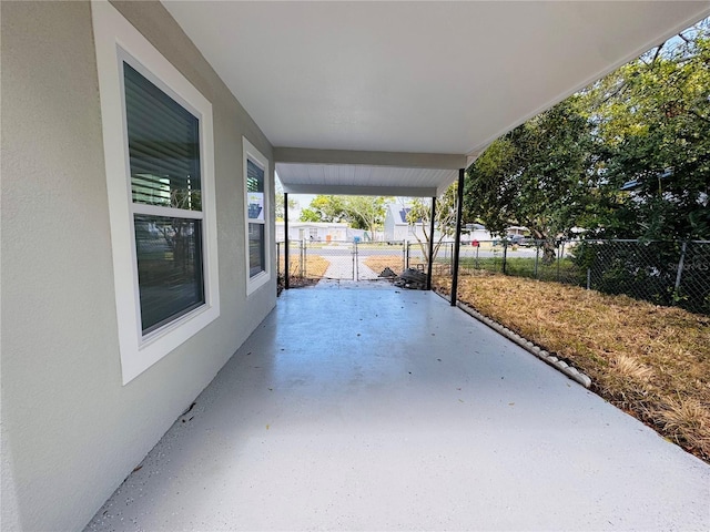 1142 Newhope Rd, Spring Hill, FL 34606 - view of patio with a gate and fence