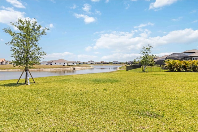 14914 15th St E, Parrish, FL 34219 - view of yard with a water view and a residential view