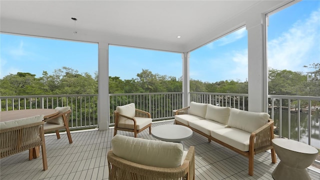 4206 Saltwater Pearl Way, Cortez, FL 34215 - sunroom with outdoor lounge area