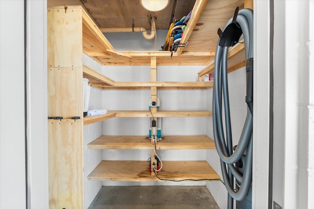 view of storage